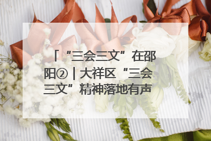“三会三文”在邵阳②｜大祥区“三会三文”精神落地有声 以实干实绩助力区域高质量发展