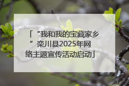 “我和我的宝藏家乡”栾川县2025年网络主题宣传活动启动
