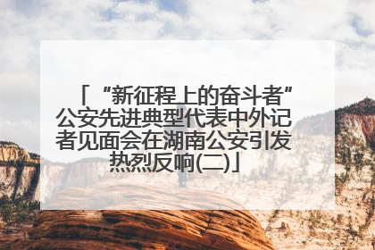 “新征程上的奋斗者”公安先进典型代表中外记者见面会在湖南公安引发热烈反响(二)
