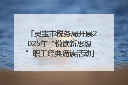 灵宝市税务局开展2025年“悦读新思想”职工经典诵读活动