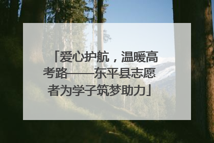 爱心护航，温暖高考路——东平县志愿者为学子筑梦助力