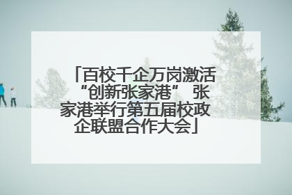 百校千企万岗激活“创新张家港” 张家港举行第五届校政企联盟合作大会