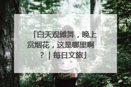 白天观傩舞，晚上赏烟花，这是哪里啊？｜每日文旅