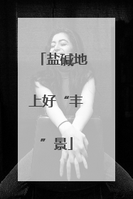 盐碱地上好“丰”景