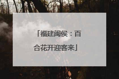 福建闽侯：百合花开迎客来