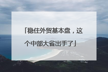 稳住外贸基本盘，这个中部大省出手了