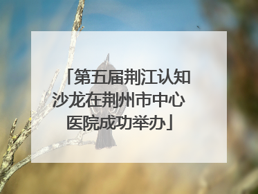 第五届荆江认知沙龙在荆州市中心医院成功举办