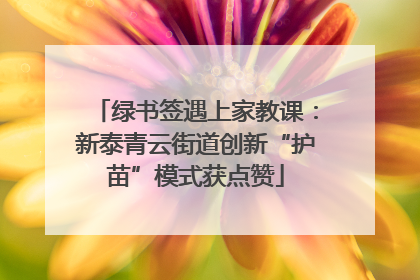 绿书签遇上家教课：新泰青云街道创新“护苗”模式获点赞