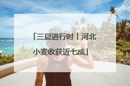 三夏进行时丨河北小麦收获近七成
