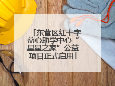 东营区红十字益心助学中心“星星之家”公益项目正式启用