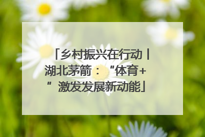 乡村振兴在行动丨湖北茅箭：“体育+”激发发展新动能