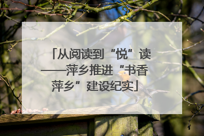 从阅读到“悦”读——萍乡推进“书香萍乡”建设纪实