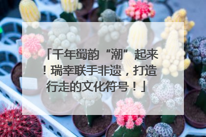 千年蜀韵“潮”起来！瑞幸联手非遗，打造行走的文化符号！