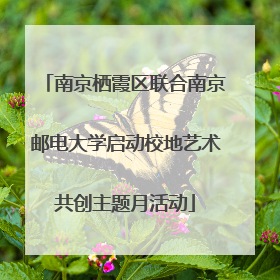 南京栖霞区联合南京邮电大学启动校地艺术共创主题月活动
