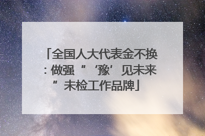 全国人大代表金不换：做强“‘豫’见未来”未检工作品牌
