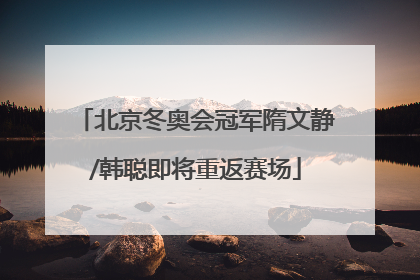 北京冬奥会冠军隋文静/韩聪即将重返赛场