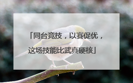 同台竞技，以赛促优，这场技能比武真硬核
