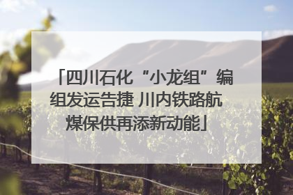 四川石化“小龙组”编组发运告捷 川内铁路航煤保供再添新动能