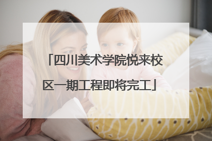 四川美术学院悦来校区一期工程即将完工
