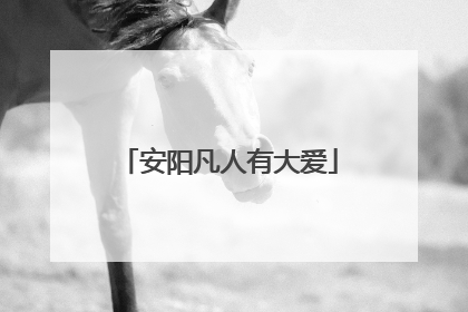 安阳凡人有大爱