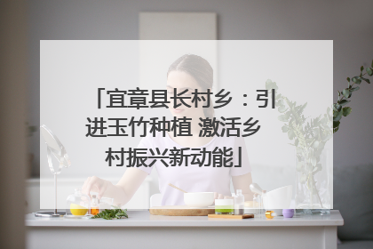 宜章县长村乡：引进玉竹种植 激活乡村振兴新动能