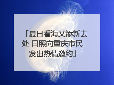 夏日看海又添新去处 日照向重庆市民发出热情邀约