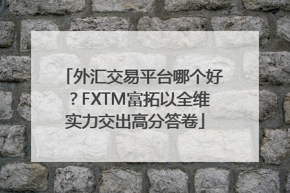 外汇交易平台哪个好？FXTM富拓以全维实力交出高分答卷