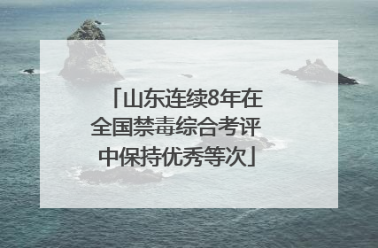 山东连续8年在全国禁毒综合考评中保持优秀等次