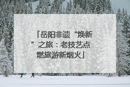 岳阳非遗“焕新”之旅：老技艺点燃旅游新烟火