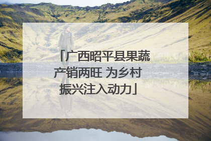 广西昭平县果蔬产销两旺 为乡村振兴注入动力