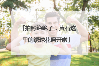 拍照绝绝子，黄石这里的绣球花盛开啦