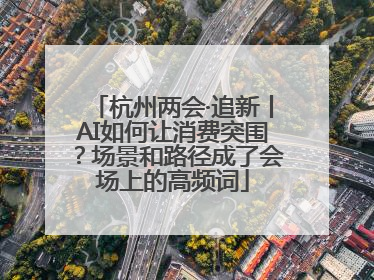 杭州两会·追新丨AI如何让消费突围？场景和路径成了会场上的高频词