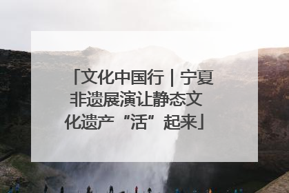 文化中国行｜宁夏 非遗展演让静态文化遗产“活”起来
