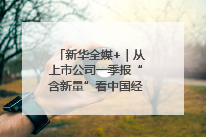新华全媒+｜从上市公司一季报“含新量”看中国经济发展向“新”