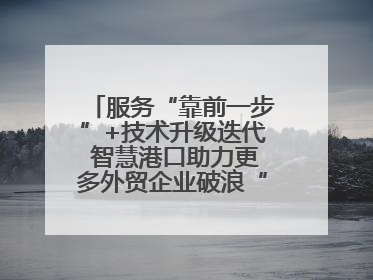 服务“靠前一步”+技术升级迭代 智慧港口助力更多外贸企业破浪“出海”