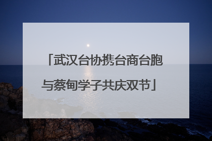 武汉台协携台商台胞与蔡甸学子共庆双节