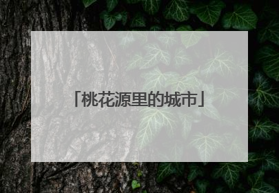 桃花源里的城市