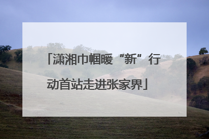 潇湘巾帼暖“新”行动首站走进张家界