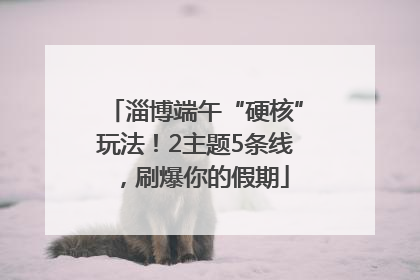 淄博端午“硬核”玩法！2主题5条线，刷爆你的假期