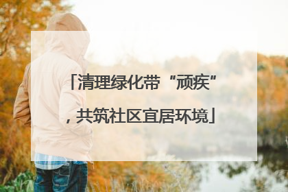 清理绿化带“顽疾”，共筑社区宜居环境