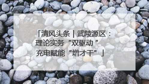 清风头条｜武陵源区：理论实务“双驱动 ” 充电赋能“增才干”