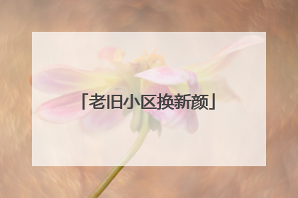 老旧小区换新颜