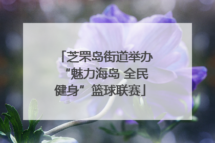 芝罘岛街道举办“魅力海岛 全民健身”篮球联赛