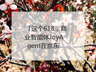 这个618，商业智能体JoyAgent在京东 “悄悄” 上线