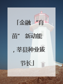 金融 “育苗” 新动能，莘县种业拔节长