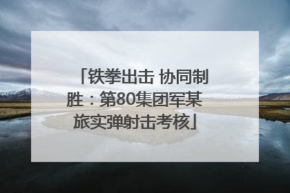 铁拳出击 协同制胜：第80集团军某旅实弹射击考核