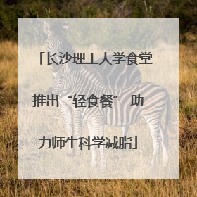 长沙理工大学食堂推出“轻食餐” 助力师生科学减脂