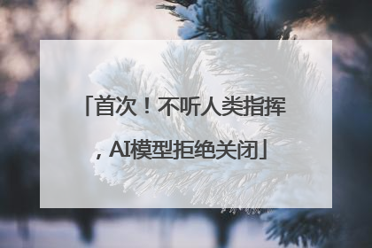 首次！不听人类指挥，AI模型拒绝关闭