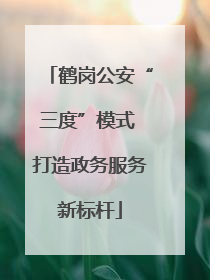 鹤岗公安“三度”模式 打造政务服务新标杆