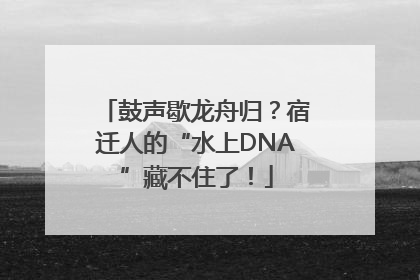 鼓声歇龙舟归？宿迁人的“水上DNA”藏不住了！